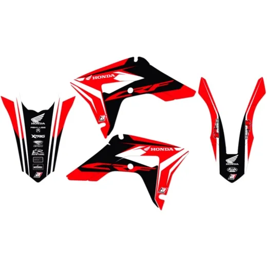 Sticker kit complete black bird racing 1108053