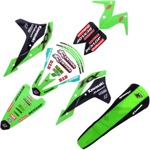 Sticker kit complete black bird racing 1108063