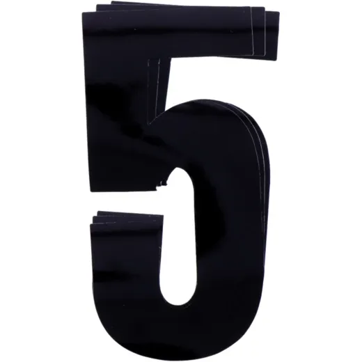 Race numbers no.5 black bird racing