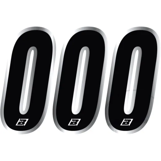 Race numbers no.0 black bird racing 1108318