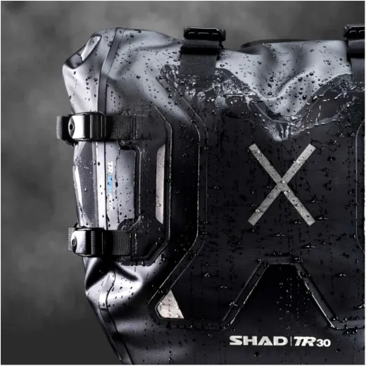 Satteltasche schwarz 2X30L Shad Inhalt 2 Stück TR50