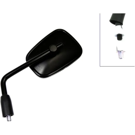 Mirror black left JMP BA19K0062BL