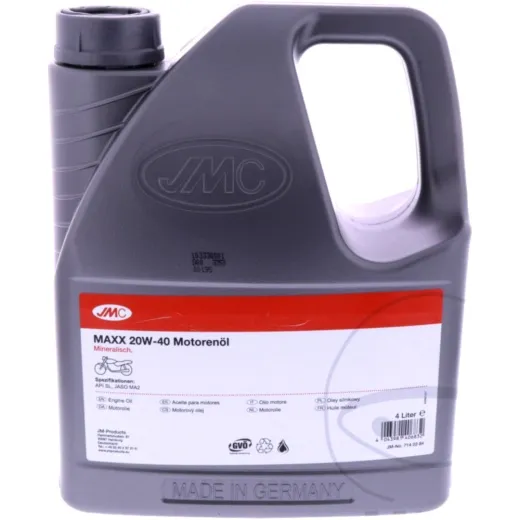 Motoröl 20W40 4T 4 Liter JMC