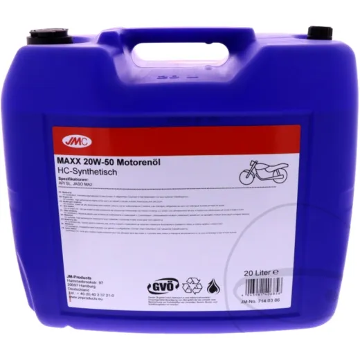 Engine oil 20w50 4-stroke 20l jmc 59401841