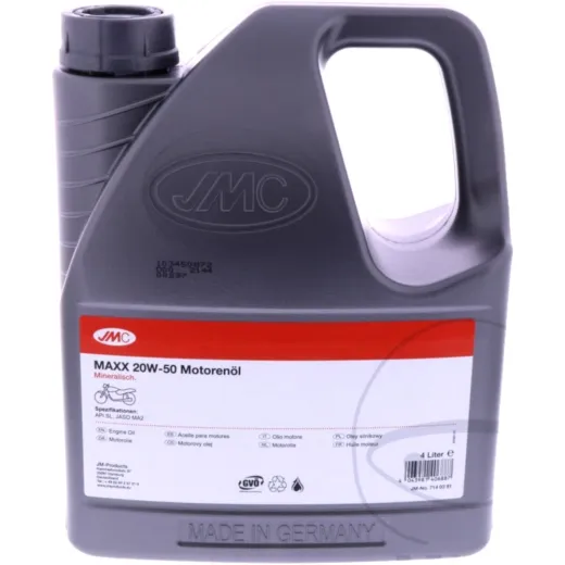 Engine oil 20w50 4-stroke 4l jmc 59401951
