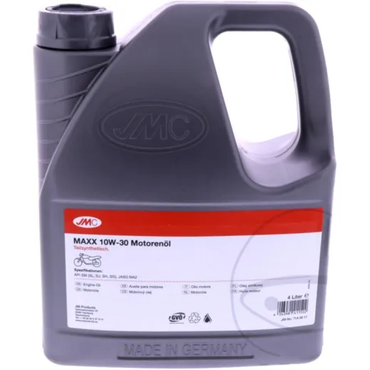 Motoröl 10W30 4T 4 Liter JMC Maxx teilsynthetisch
