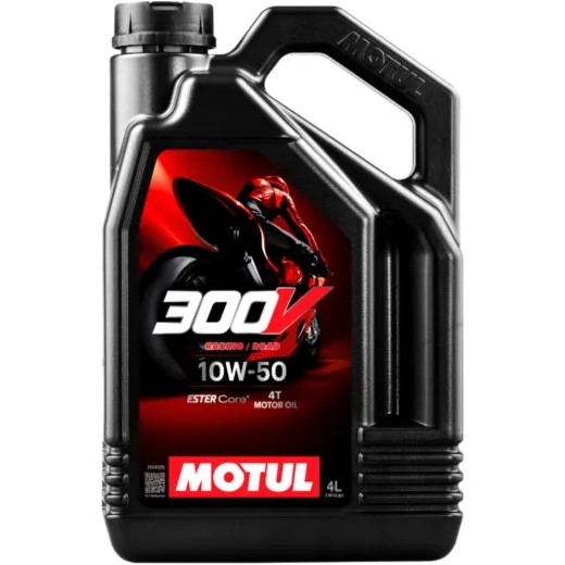 Motoröl 10W50 4T 4 Liter Motul synthetisch 300V Factory Line Road Racing