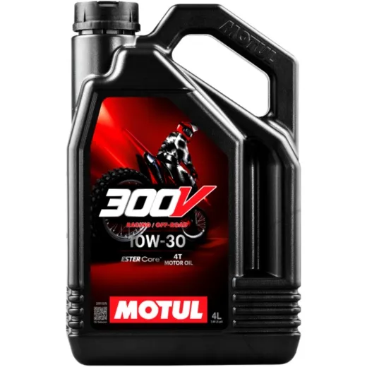 Motoröl 10W30 4T 4 Liter Motul synthetisch 300V Factory Line Offroad Racing