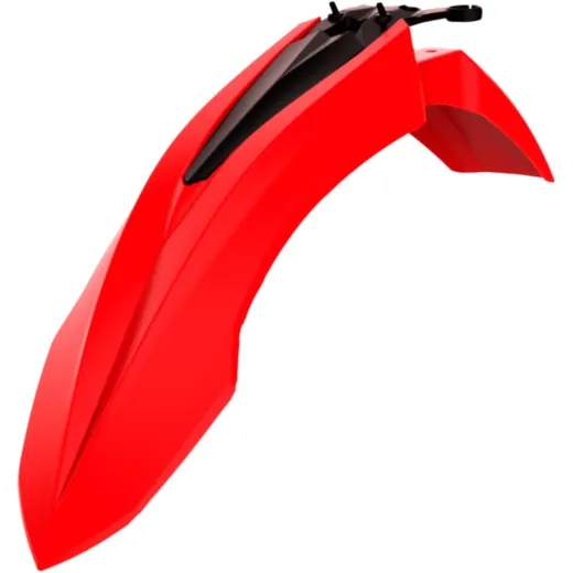 fender / guard plate front red