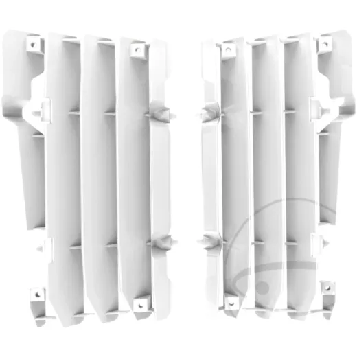 Radiator lamellas kit white