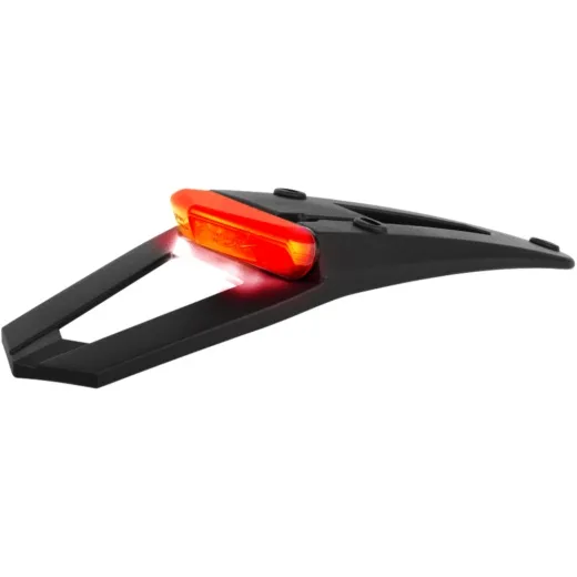 fender / guard plate extension LED rear black