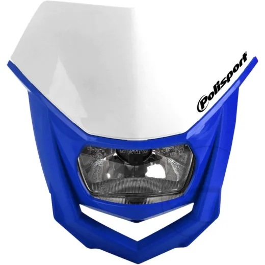 Scheinwerfer Maske Halo weiß/blau