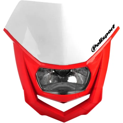 Headlight mask halo white/red