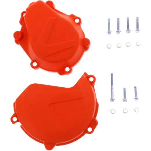 Clutch/ ignition cover protector orange 90986