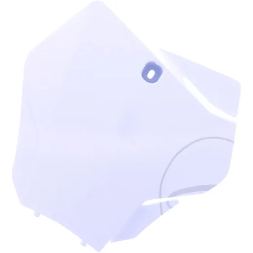 Number plate white 8668100004