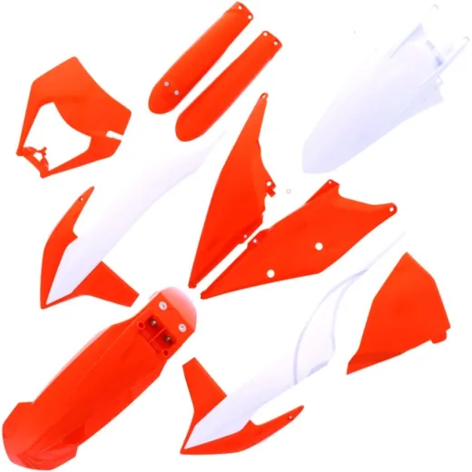 Komplettkit orange/weiß