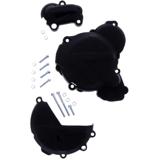CLUTCH/ IGNITION COVER PROTECTOR BLACK