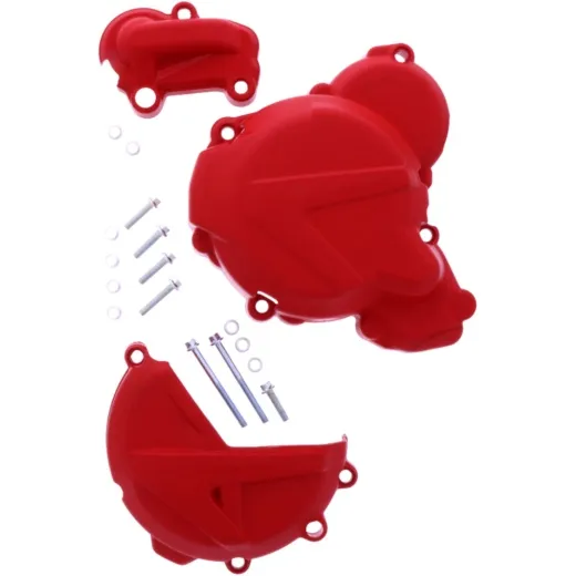 CLUTCH/ IGNITION COVER PROTECTOR RED
