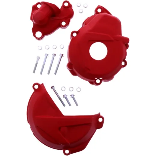 CLUTCH/ IGNITION COVER PROTECTOR RED
