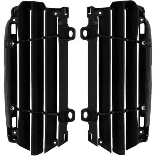 RADIATOR GUARDS KIT BLACK