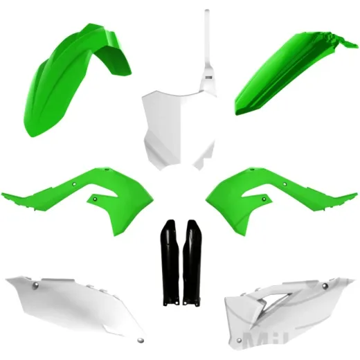 Komplettkit grün/weiß / schwarz