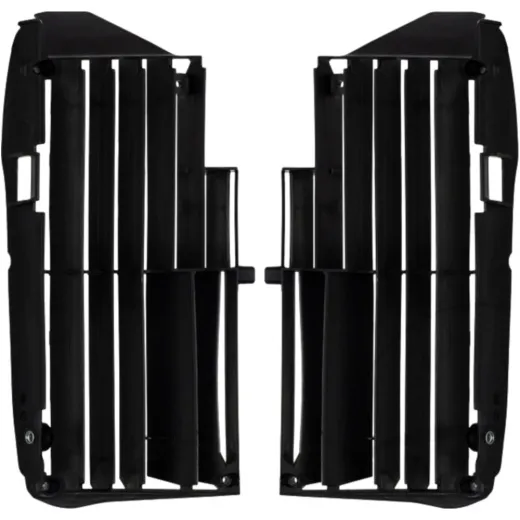 RADIATOR GUARDS KIT BLACK