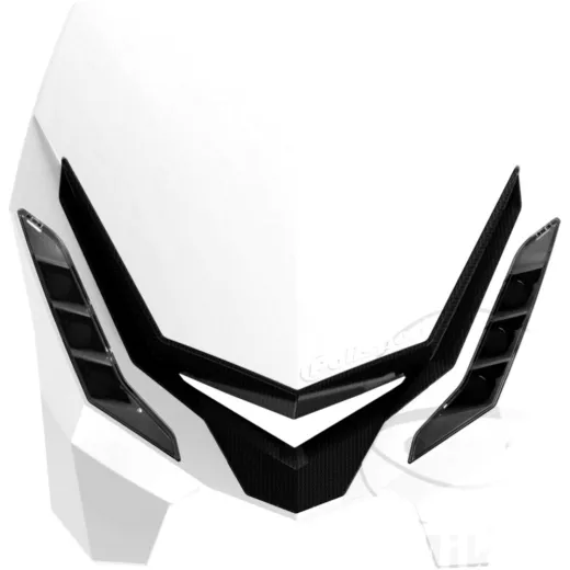 Scheinwerfer Maske weiß / schwarz E-Blaze