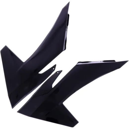 RADIATOR GUARDS KIT BLACK