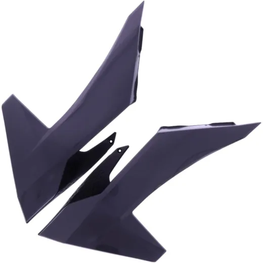 RADIATOR GUARDS KIT BLACK/GREY