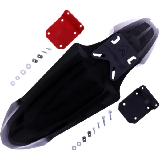 Front fender universal sm black