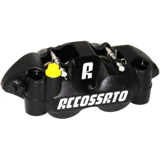 Brake caliper left black 108mm accossato