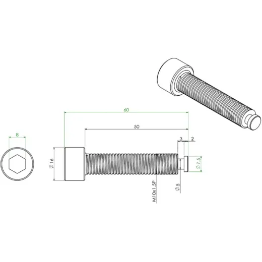 Bolt 60mm