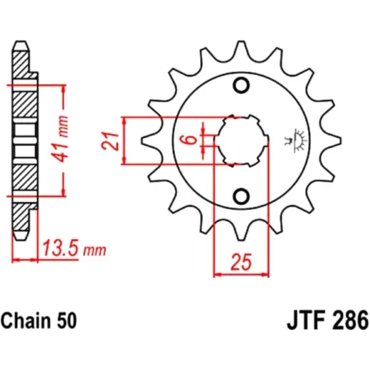 Front sprocket 15tooth pitch 530 JTF28615