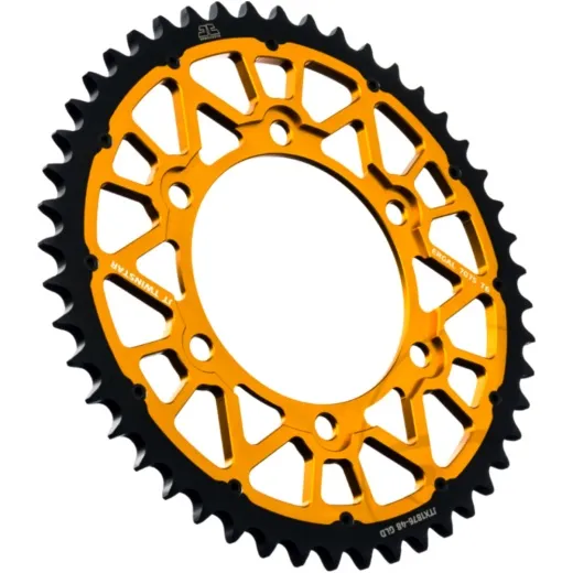 REAR SPROCKET TWINSTAR 48 TOOTH PITCH 525 GOLD