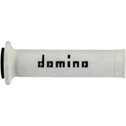 Lenkergriffe Griffgummi weiß / schwarz Domino A01041C4046B70
