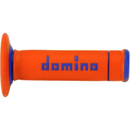 Lenkergriffe Griffgummi orange/blau Domino
