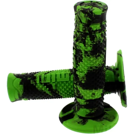 Domino snake grips green/black