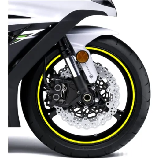 Reflective strips yellow