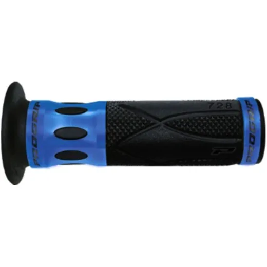 Grips black/blue aluminium