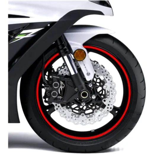 Reflective strips red