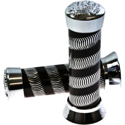 Grips chrome/black jmp