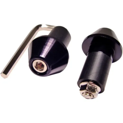 Handlebar ends aluminium black 011256311