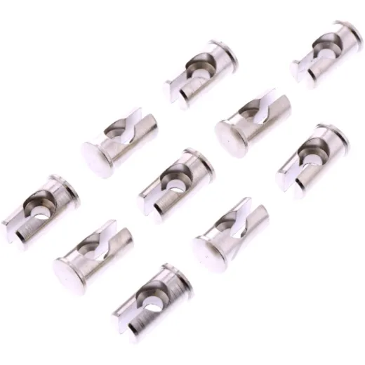 Aufnahme für Lötnippel JMP Länge 15.5 mm Bohrung: 4 mm Inhalt 10