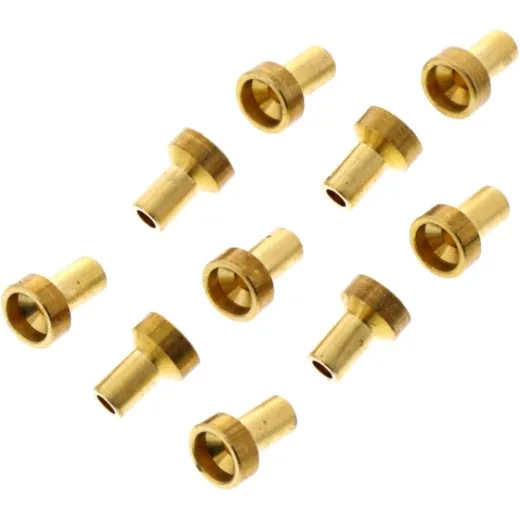 Lötnippel JMP Länge 8 mm Bohrung: 2.1 mm Inhalt 10