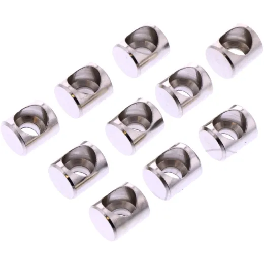 Aufnahme für Lötnippel JMP Länge 8 mm Bohrung: 6.4 mm Inhalt 10
