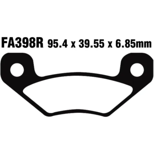 Brake pad sinter r ebc FA398R