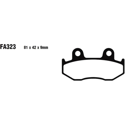 Brake pad sinter r ebc FA323R