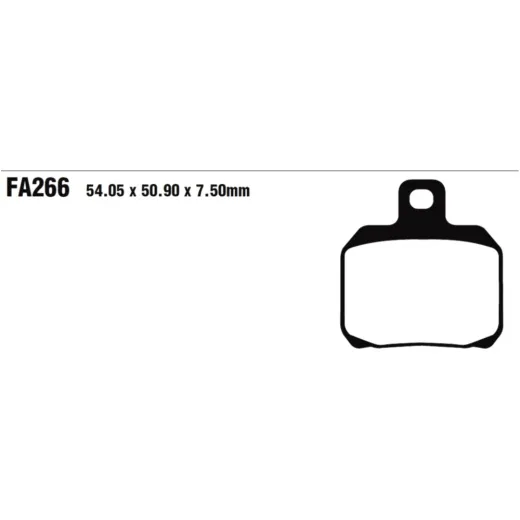 Brake pad sinter r ebc FA266R