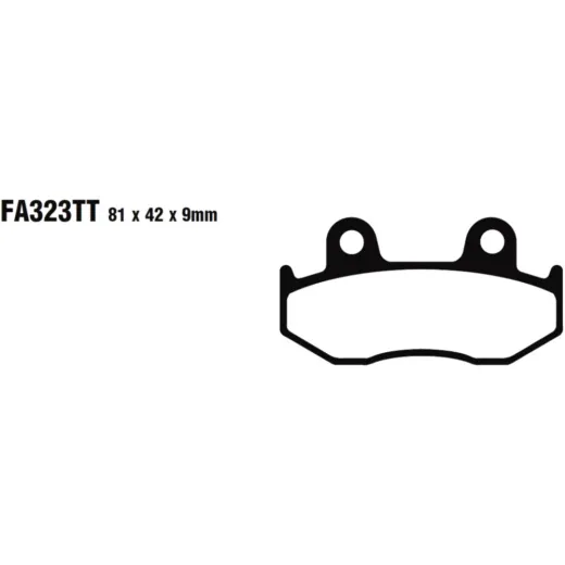 Brake pad standard ebc FA323TT