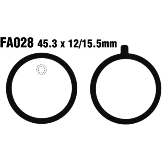 Break Pad Standard EBC FA028